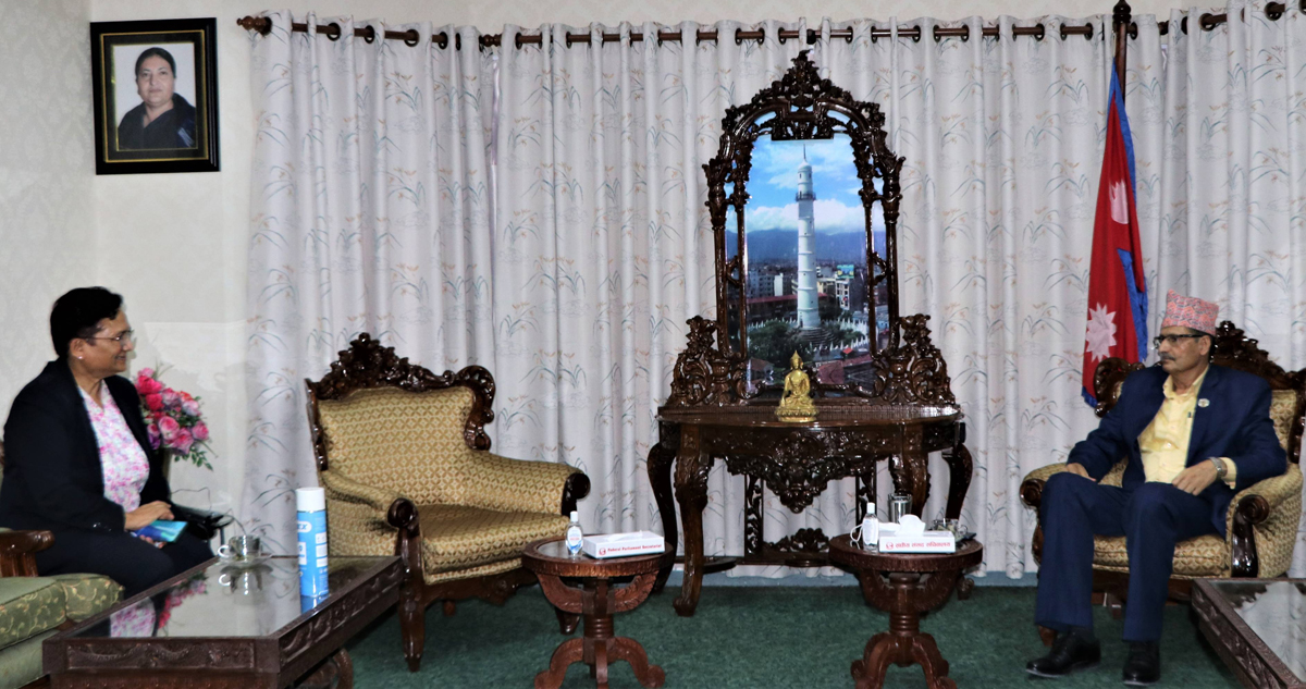 सभामुख सापकोटा र उर्जामन्त्री भुसालबीच छलफल